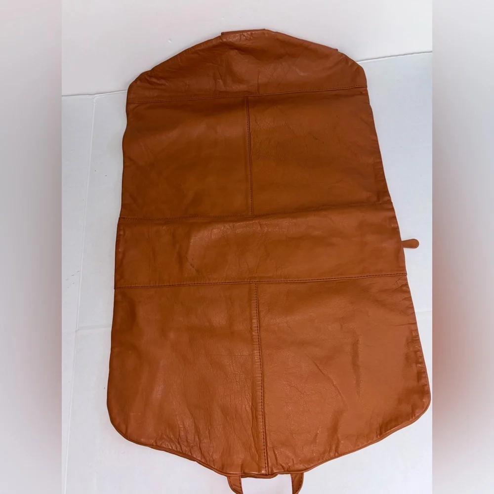 Vintage Condor Brown Leather Garment Bag